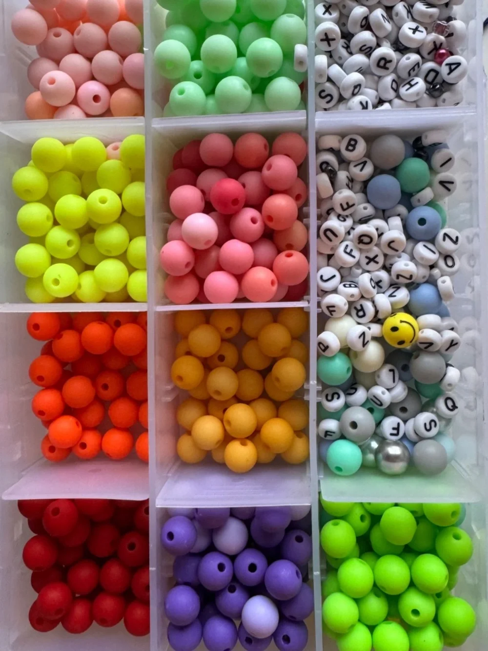 Silicone bead set